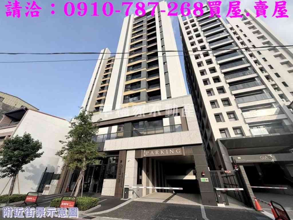 楠梓全新景觀邊間三房平車視意圖